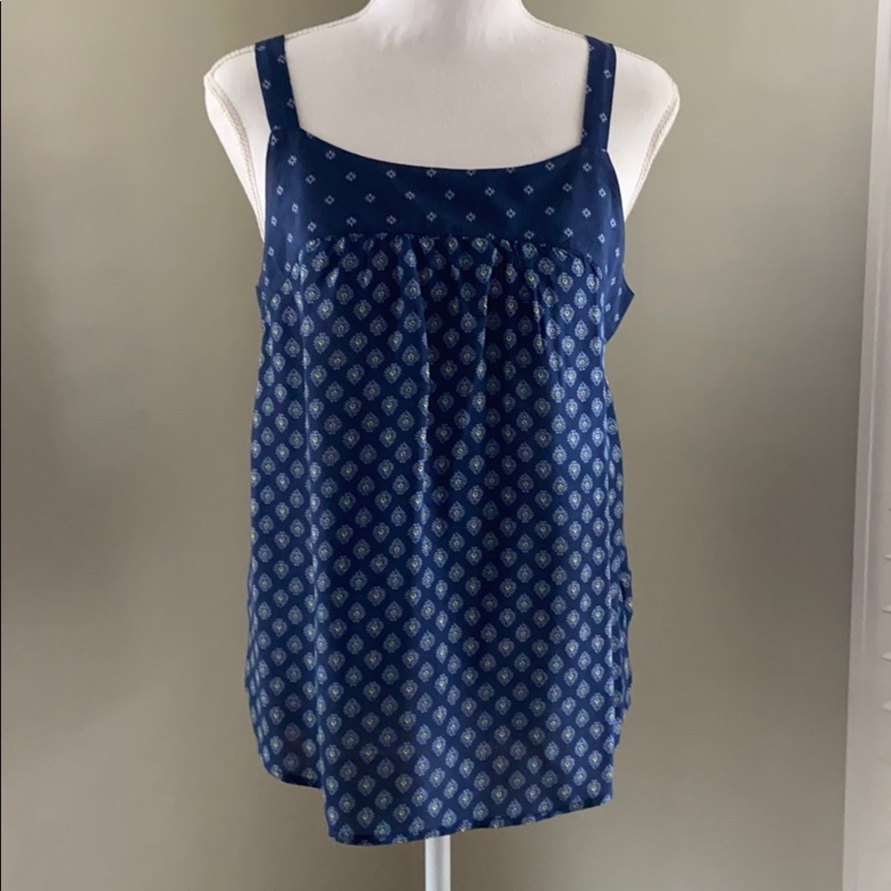 NEW GAP Blue White Yellow Tank XS